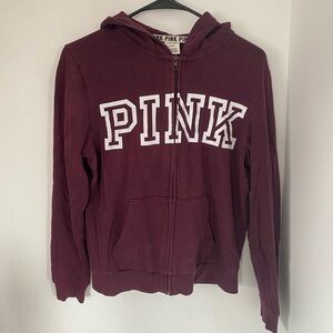 Victoria's Secret PINK Maroon Hoodie